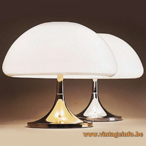 iGuzzini Toledo Table Lamp – Catalogue Picture iGuzzini Medusa Table Lamp vs iGuzzini Toledo Table Lamp - 1970s Catalogue Picture