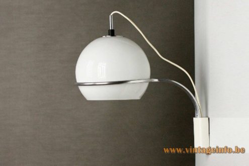 1960s Tramo Globe Wall Lamp 6