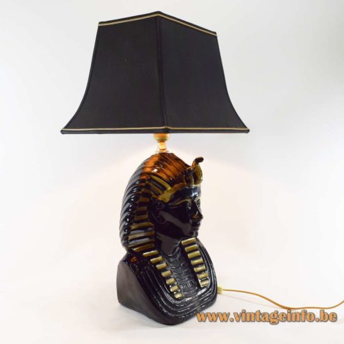 1970s Tutankhamun Table Lamp 3
