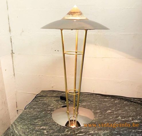 Conical 1980s Herda Table Lamp 1