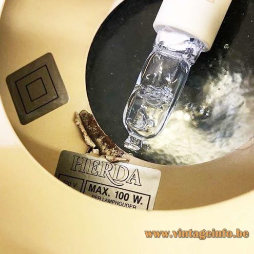 Conical 1980s Herda Table Lamp 6