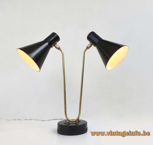 Gerald Thurston Double Desk Lamp 1