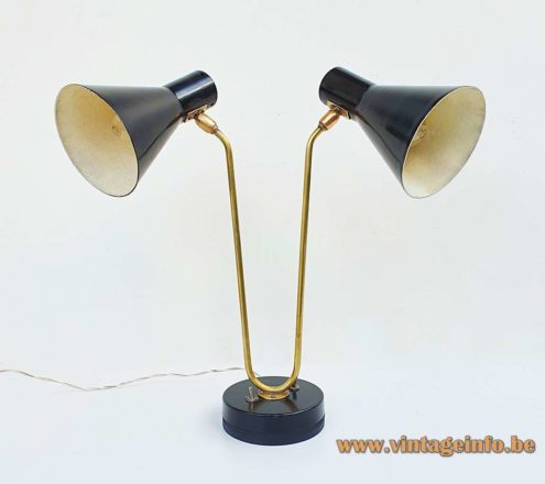 Gerald Thurston Double Desk Lamp 4