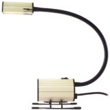 Arteluce Ciao table lamp 1983 design: Ezio Didone 2 sliders white vacuum cleaner sled goose-neck Italy