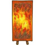 Cosack glass grains floor lamp Brutalist rectangular light broken glass 1960s 1970s Cosack Leuchten Germany