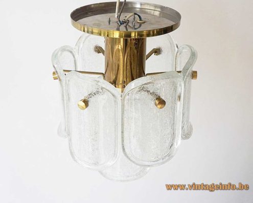 Glashütte Limburg Melting Ice Glass Flush Mount 4