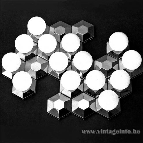 Heinz Neuhaus Geometric Globe Wall Lamps - Design Rolf Krüger