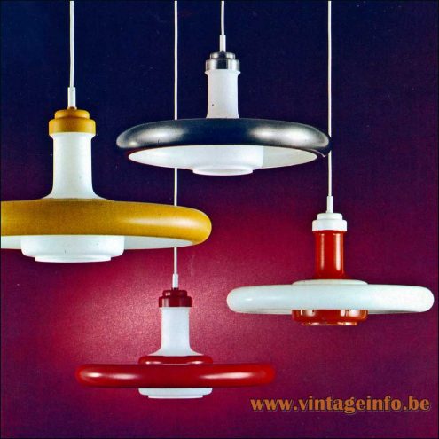 Heinz Neuhaus UFO Pendant Lamps - Design Rolf Krüger