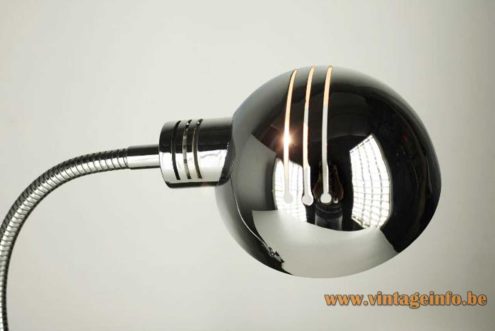 Josep Magem 1970s Chrome Clamp Lamp 2
