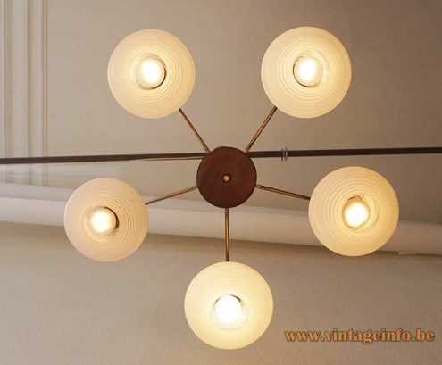 Massive Belgium 1960s Chandelier 3