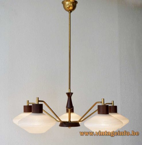 Massive Belgium 1960s Chandelier 4