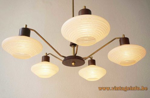 Massive Belgium 1960s Chandelier 6