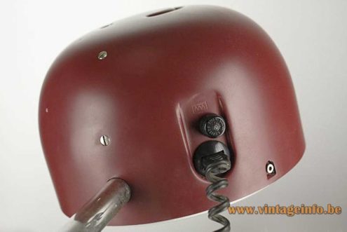 Metalarte Maroon Desk Lamp 3