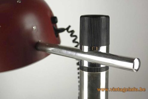 Metalarte Maroon Desk Lamp 4