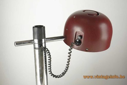 Metalarte Maroon Desk Lamp 6