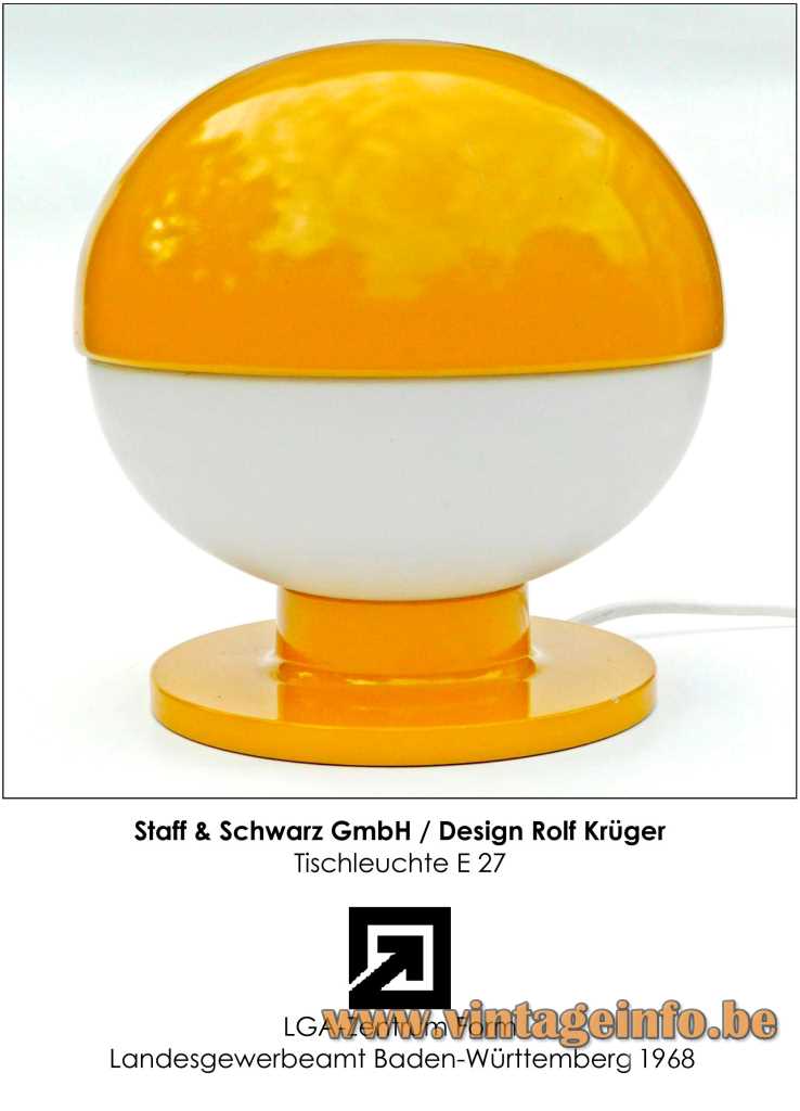 Staff Table Lamp - Design Rolf Krüger