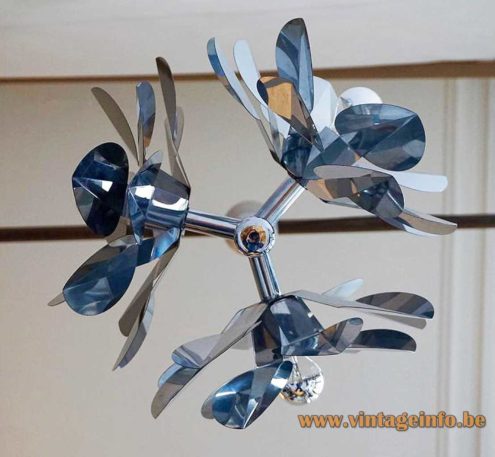 Stainless Steel Flower Chandelier 7 1