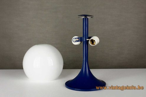 Tramo Opal Globe Table Lamp 3