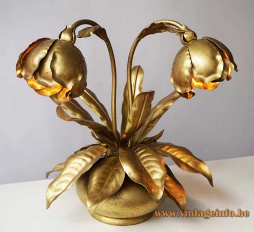 Brass Peony Table Lamp 1