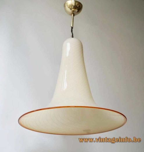 Effetre Murano Trumpet Pendant Lamp 2