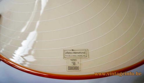 Effetre Murano Trumpet Pendant Lamp 3