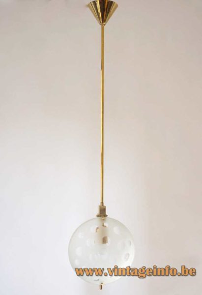 Max Ingrand Style Pendant Lamp Fontana Arte 3