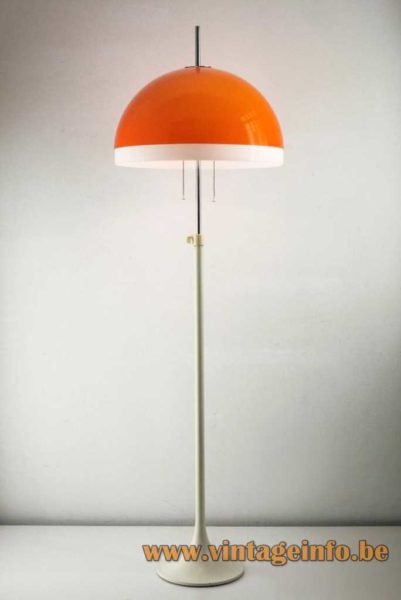 Tramo Orange Acrylic Floor Lamp 1