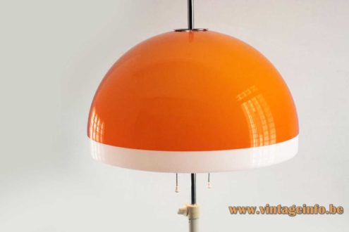 Tramo Orange Acrylic Floor Lamp 2
