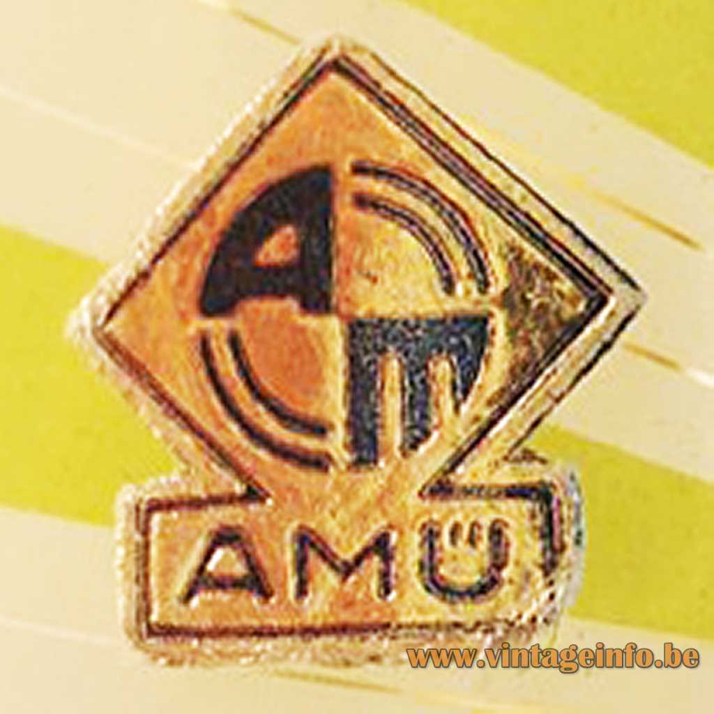 AMÜ label on an ERCO lamp