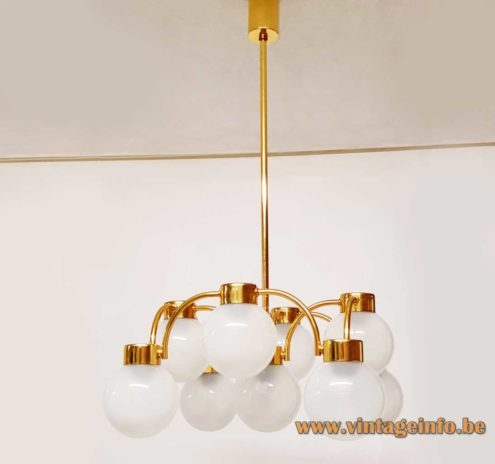 Boulanger Opal Globes Chandelier 4
