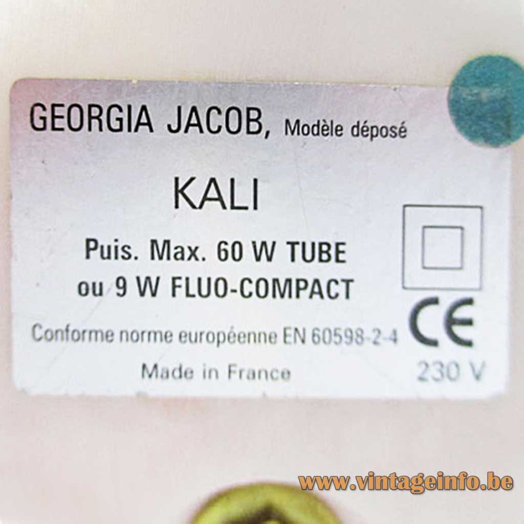 Georgia Jacob France label