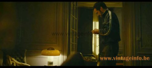 Harvey Guzzini Brumbry table lamp used as a prop in the 2016 French film Iris