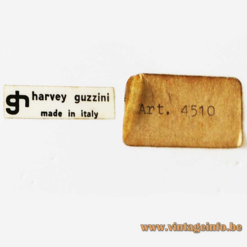 Harvey Guzzini label - Alba floor lamp 4510