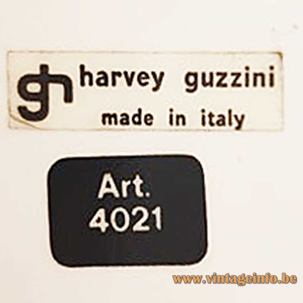 arvey Guzzini label - Albanella table lamp 4021