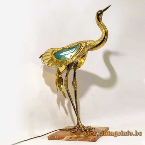 Henri Fernandez Crane Lamp 2