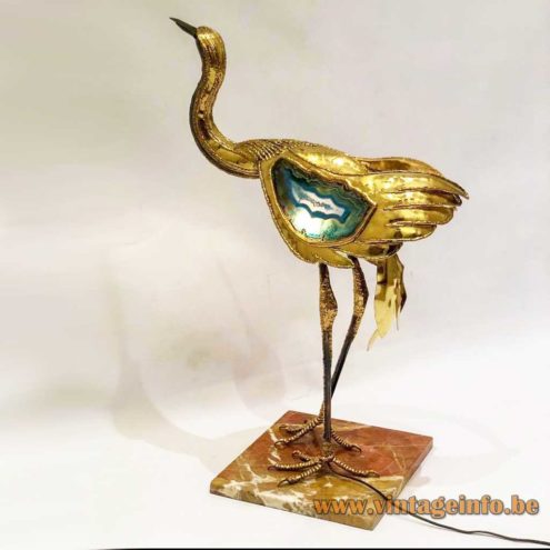 Henri Fernandez Crane Lamp 7
