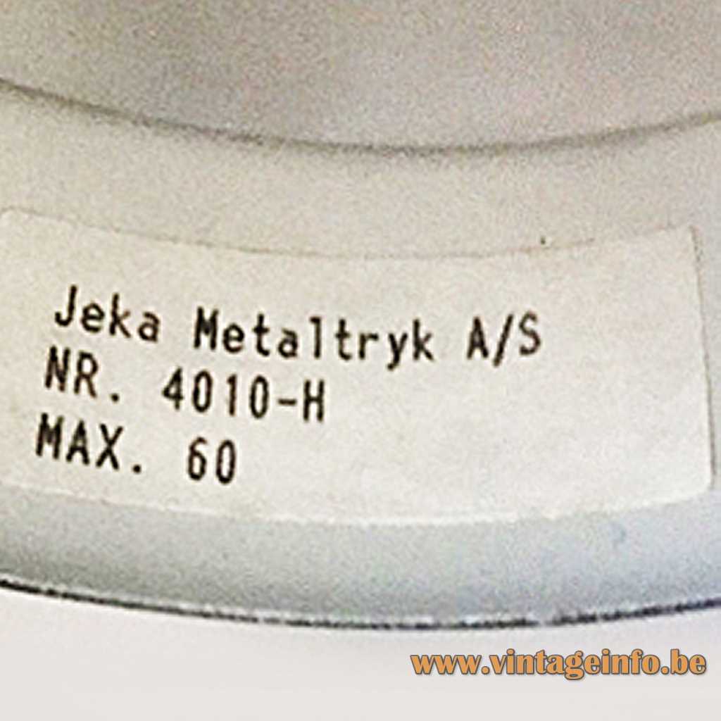 JEKA Metaltryk A/S label 
