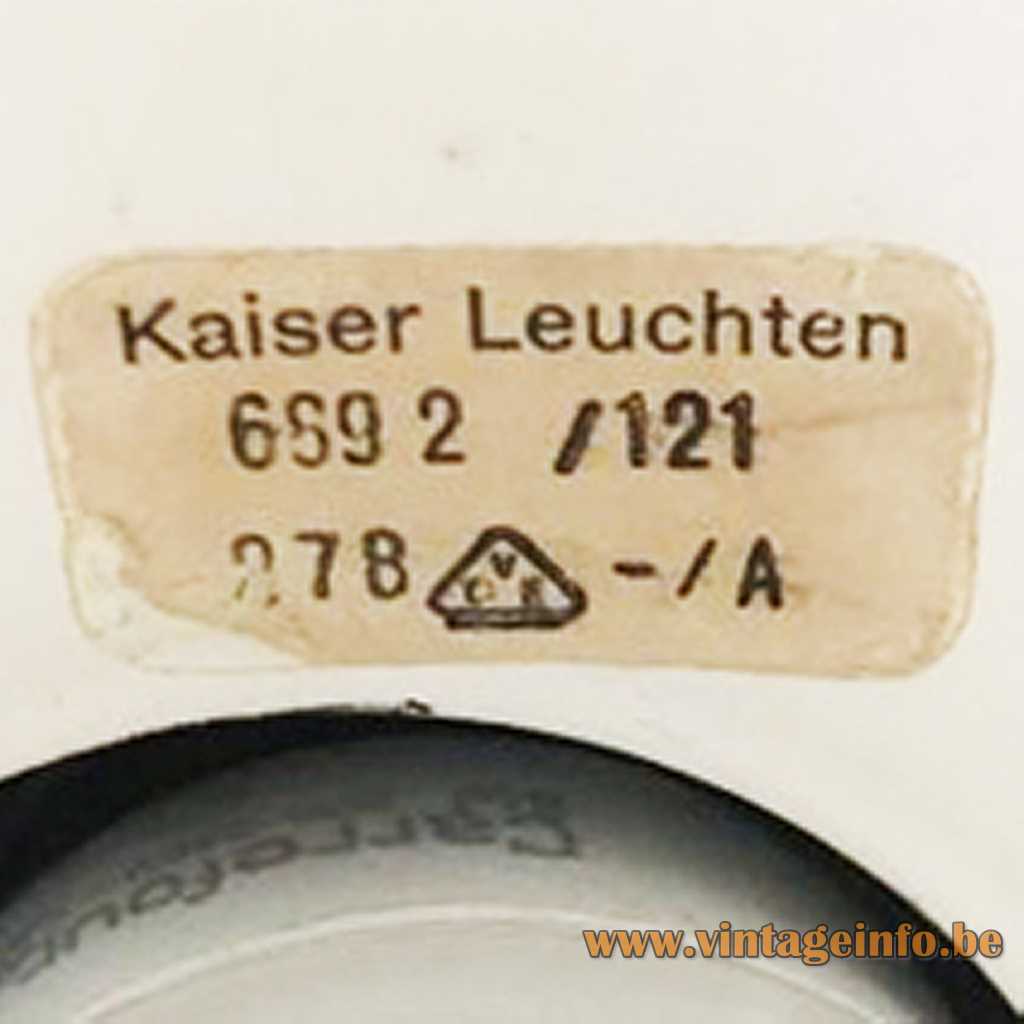 Kaiser Leuchten label