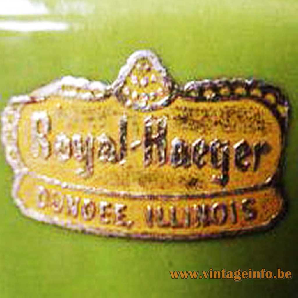 Royal Haeger label