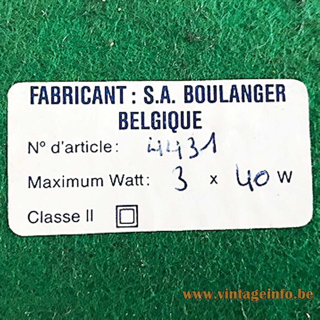 S.A. Boulanger label
