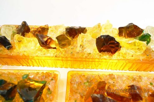 Brutalist Glass Fragments Wall Lamps 4