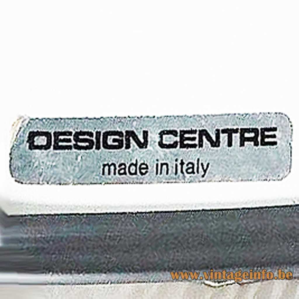 Design Centre Poltronova Italy label