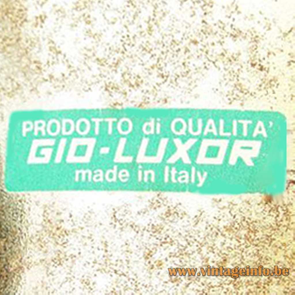 Gio Luxor label