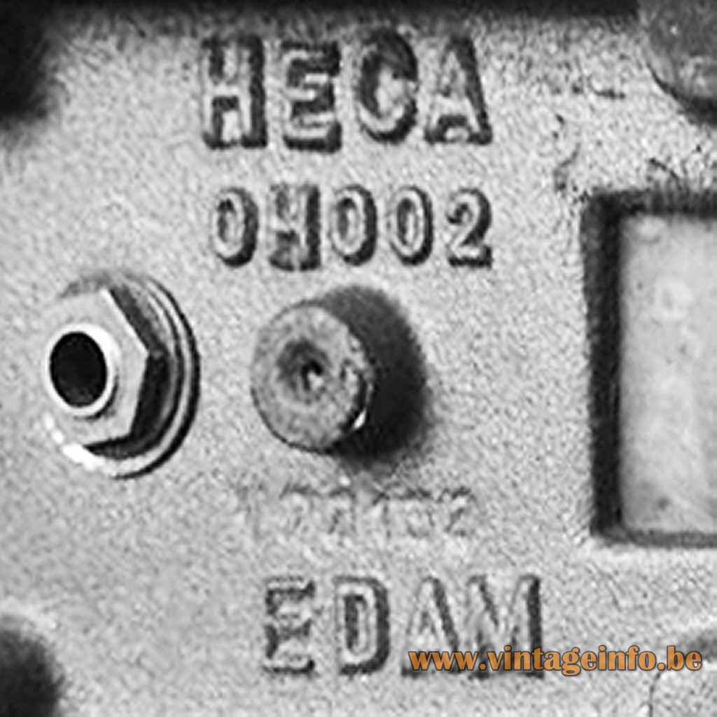 HECA Edam cast logo label