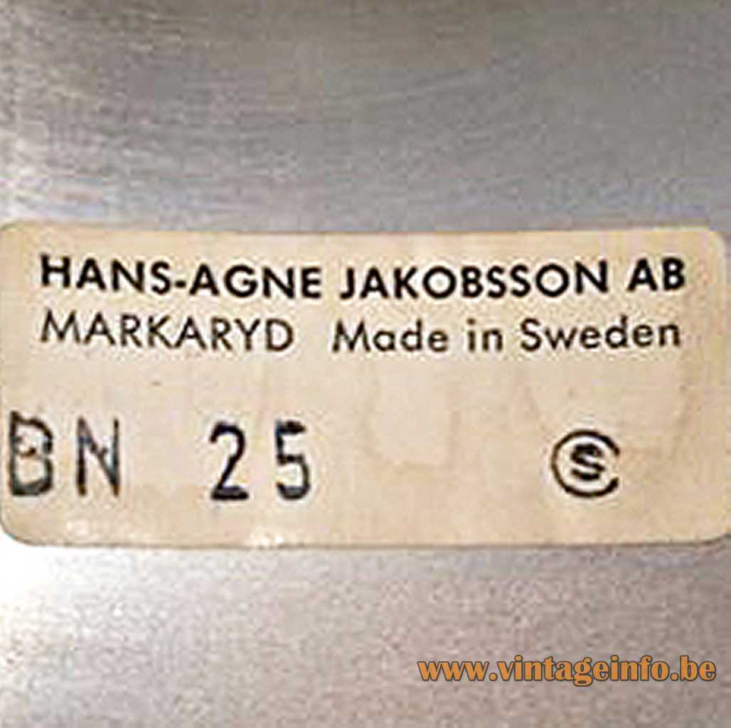 Hans-Agne Jakobsson label