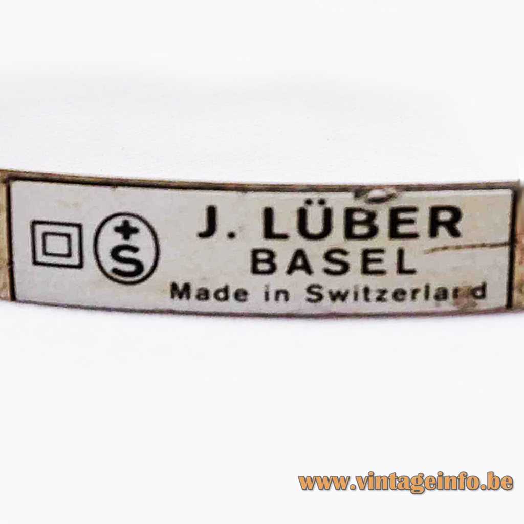 J. Lüber Basel label
