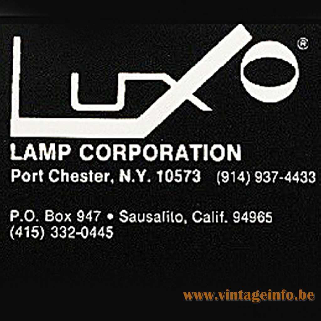 Luxo Lamp Corporation USA logo