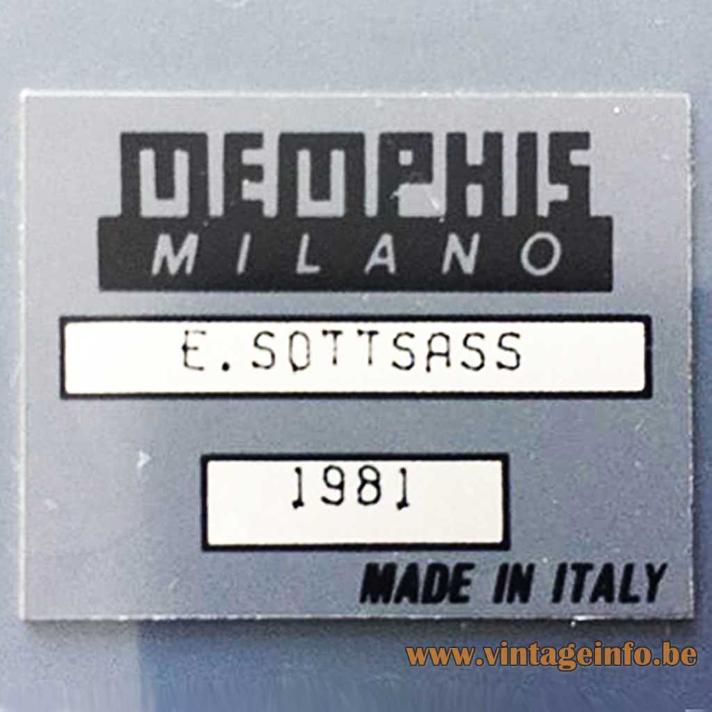 Memphis Milano label