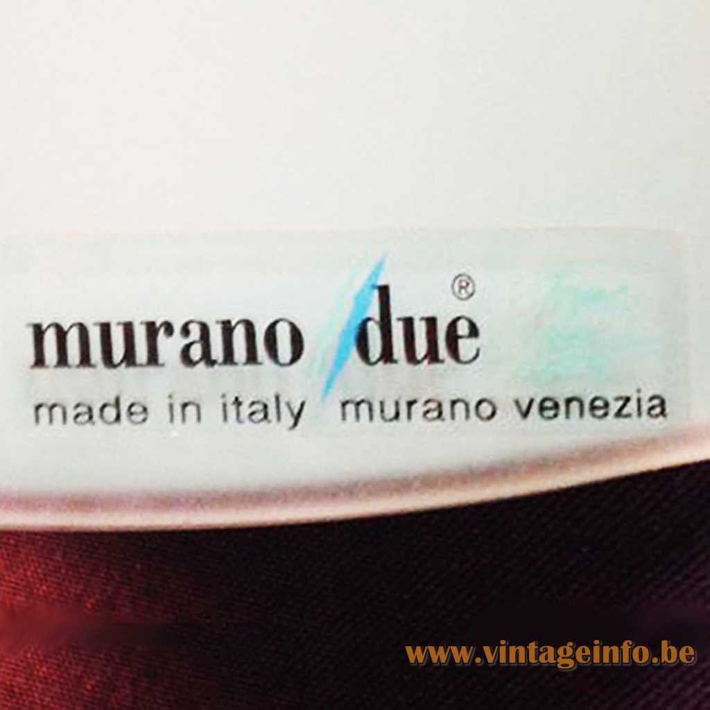 Murano Due label