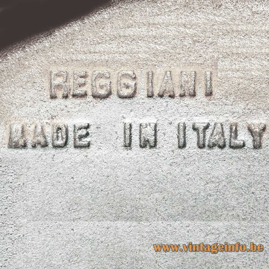 Reggiani cast iron label